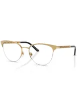 Versace Women's Eyeglasses, Ve1297 In Gold