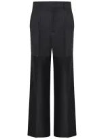 Victoria Beckham Trousers In Grey